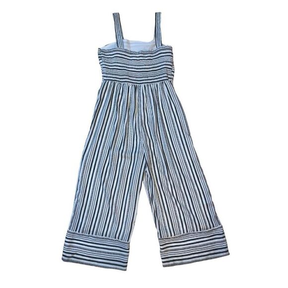 Japna Striped Cropped Romper - Picture 3 of 5